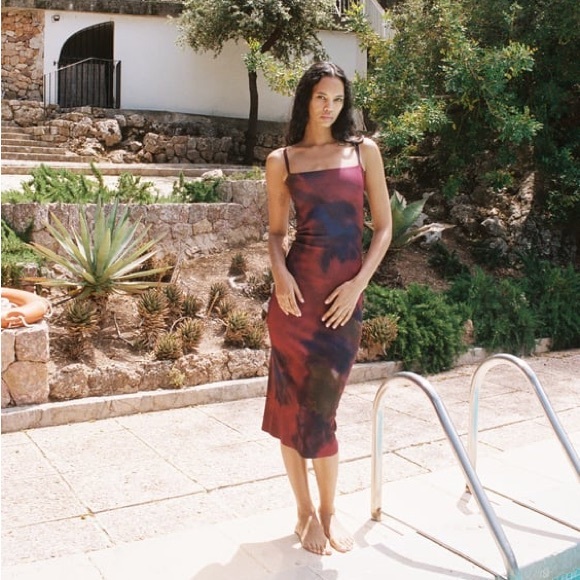 ZARA Bloggers Fav Tie Dye Dress - Picture 8 of 12